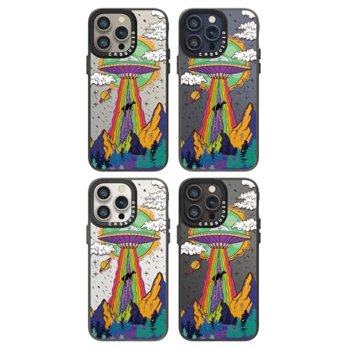 Girly UFO Pattern iPhone 15 Pro Max Case