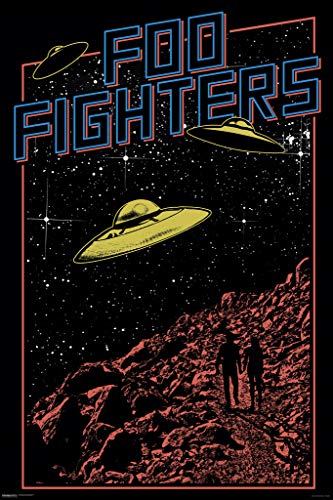 Foo Fighters UFO Music Band Wall Decor - 24x36