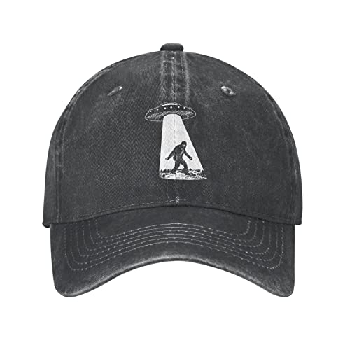 UFO Abduction Cap: Unisex Denim Hat for UFO Enthusiasts