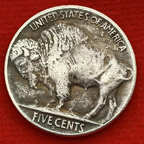 1937 Alien Skull Commemorative Coin Collection 20mm