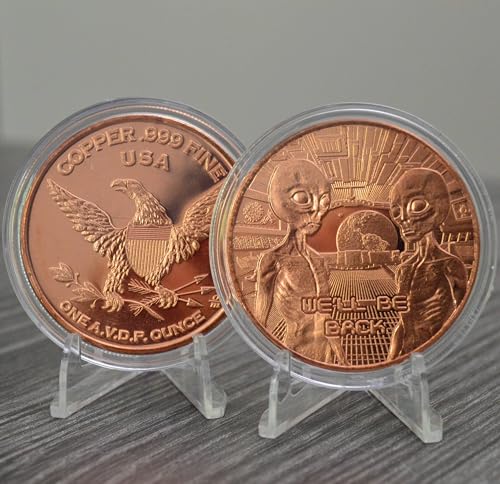 Alien Return: 1 oz UFO Copper Round - Collectible