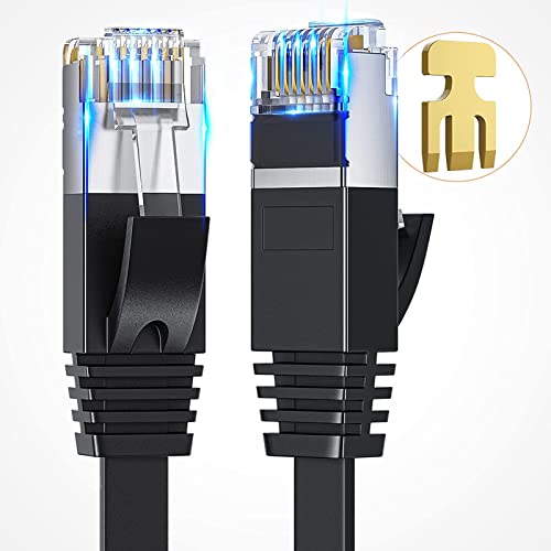 Ximeges Cat 6 Ethernet Cable 2-Pack 6FT Flat