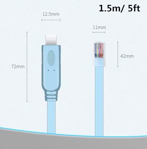 USB C to RJ45 Console Cable for Networking Devices