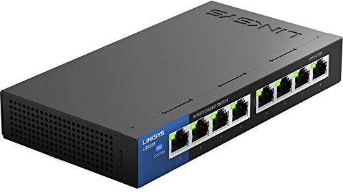 Linksys LGS108: 8-Port Desktop Gigabit Ethernet Switch