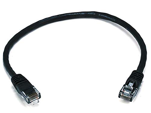 Monoprice Cat6 Ethernet Patch Cable - 1ft, Black