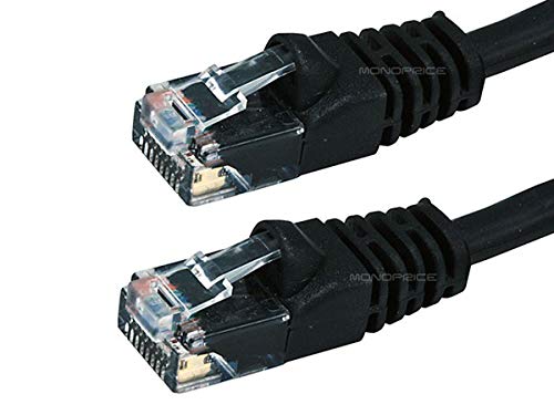Monoprice Cat6 Ethernet Patch Cable - 1ft, Black