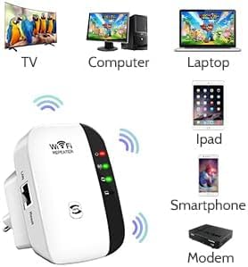 WiFi Extender: Boost Signal to 5000sq.ft for 50 Devices