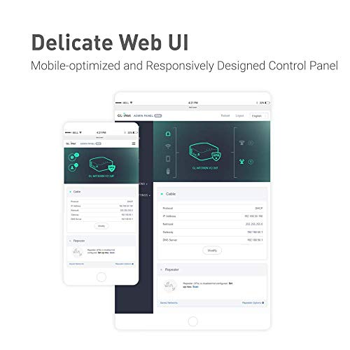 GL.iNet GL-MT300N-V2 Portable Mini Travel VPN Router