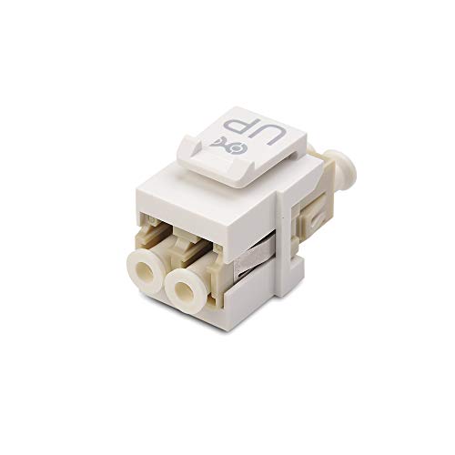 5-Pack LC UPC Fiber Optic Keystone Coupler Jack