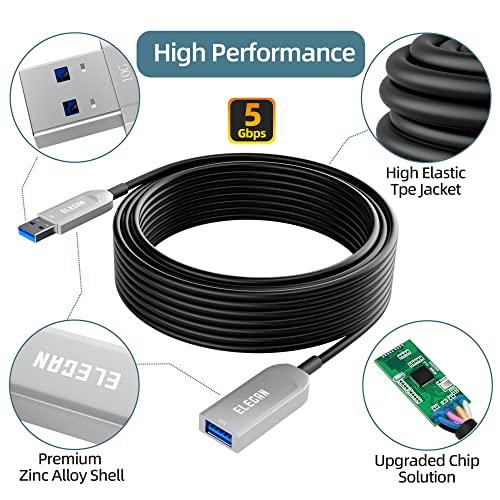 75 ft Fiber Optic USB 3.0 Extension Cable