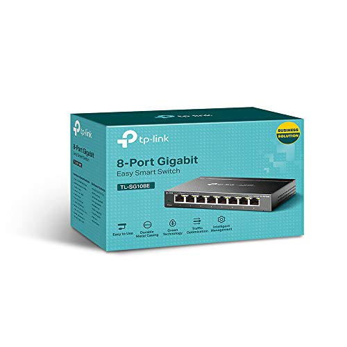 TP-Link 8 Port Gigabit Switch | Smart Managed