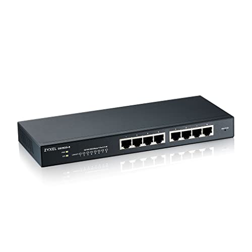 ZYXEL 8-Port Gigabit Ethernet Smart Switch - Managed