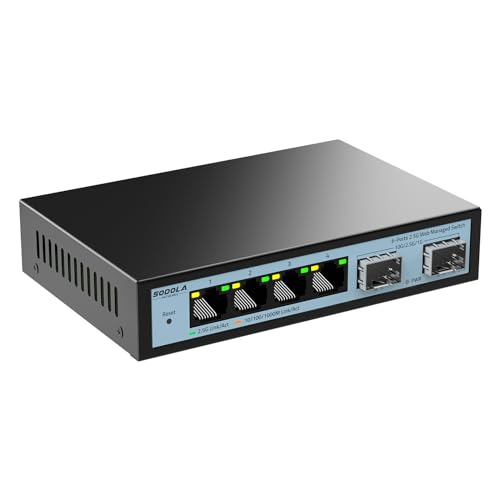 SODOLA 6 Port 2.5G Web Managed Switch
