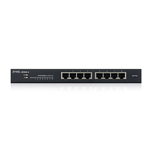 ZYXEL 8-Port Gigabit Ethernet Smart Switch - Managed