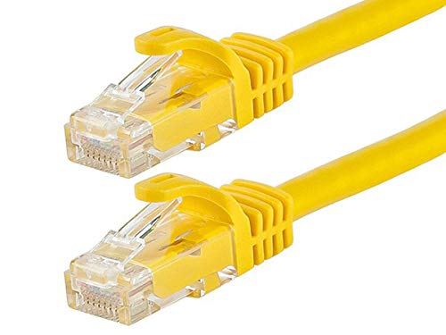 Yellow Flexboot Series Cat6 Ethernet Patch Cable