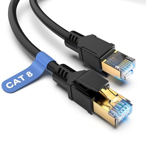 BIFALE Cat 8 Ethernet Cable, High Speed 40Gbps