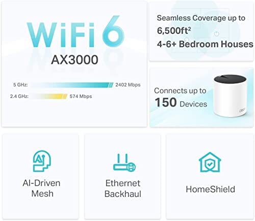 TP-Link Deco AX3000 Mesh System - 3-Pack