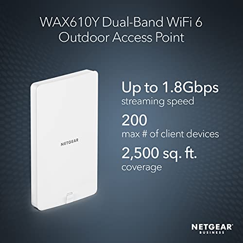 NETGEAR WAX610Y Wireless Outdoor WiFi 6 Access Point