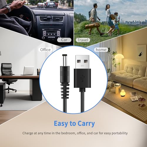 Universal USB to DC Charging Cable for Multiple Devices