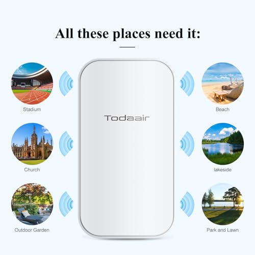 TODAAIR Long Range Outdoor WiFi Extender with Ethernet