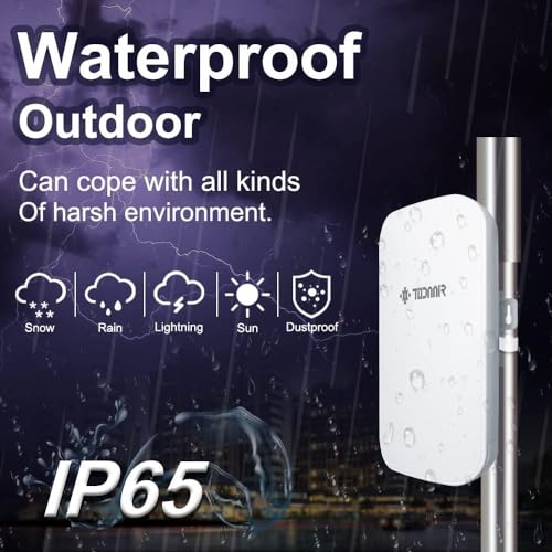 TODAAIR Long Range Outdoor WiFi Extender with Ethernet