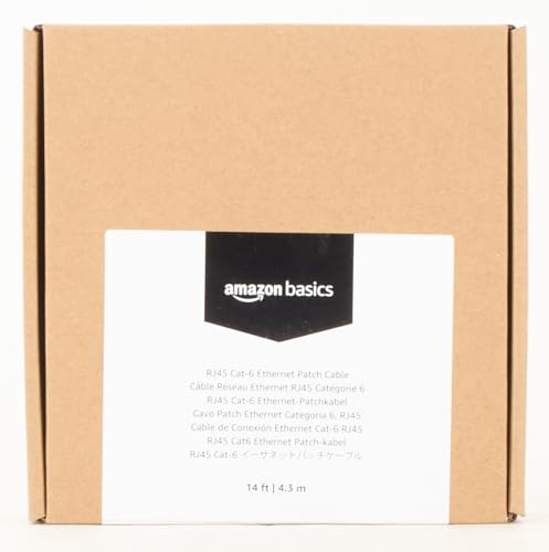 Amazon Basics Cat 6 Ethernet Patch Cable 14ft