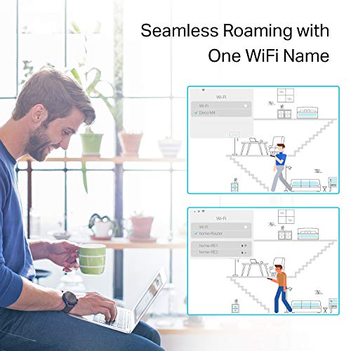 TP-Link Deco Mesh WiFi System - 5,500 Sq.ft. Coverage, 3-Pack