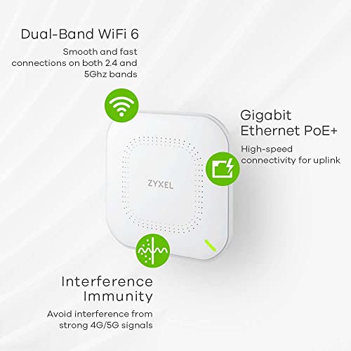 Zyxel WiFi 6 AX1800 Gigabit Access Point with Mesh