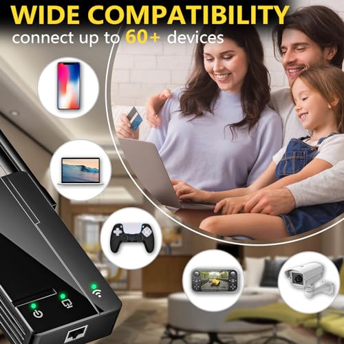 2024 WiFi Extender Signal Booster for Home Internet