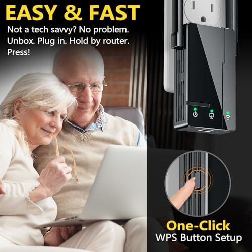 2024 WiFi Extender Signal Booster for Home Internet