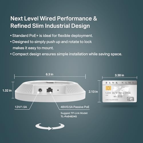 TP-Link EAP610 Wi-Fi 6 Access Point for Business
