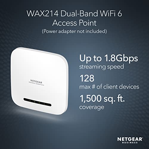 NETGEAR WiFi 6 Dual Band PoE Access Point