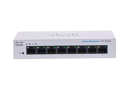 Cisco Business CBS110-8T-D Unmanaged Switch | 8 Port