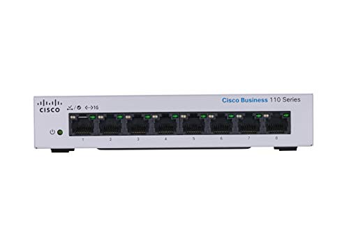 Cisco Business CBS110-8T-D Unmanaged Switch | 8 Port