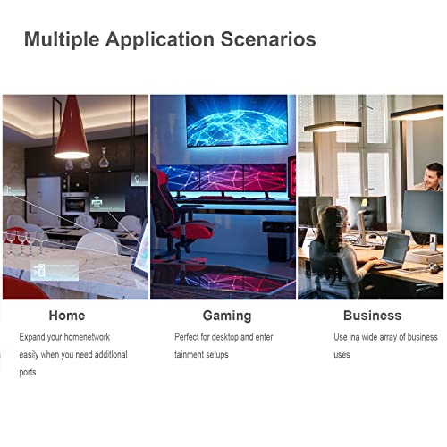 TEROW 5-Port Gigabit Ethernet Switch - Plug & Play