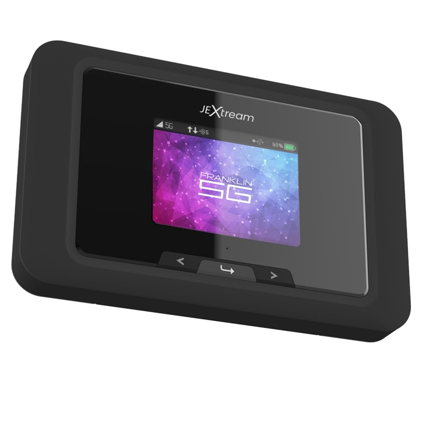 Franklin Wireless 5G WiFi Mobile Hotspot Router - Black