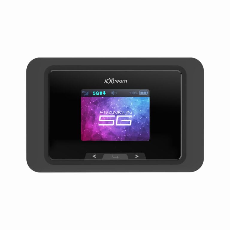 Franklin Wireless 5G WiFi Mobile Hotspot Router - Black