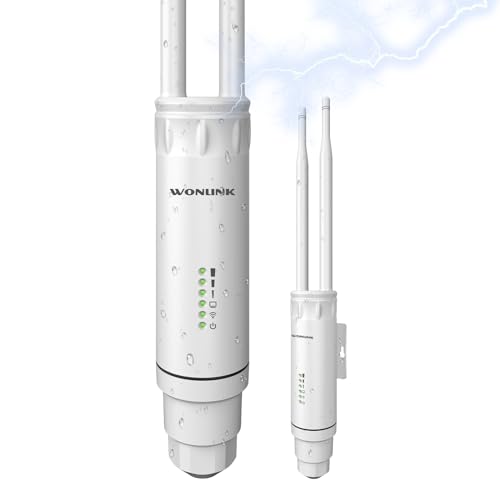 WONLINK Outdoor WiFi Extender Dual Band 1200Mbps Booster