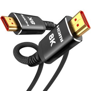 Snowkids 8K HDMI Fiber Optic Cable 50FT
