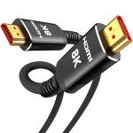 Snowkids 8K HDMI Fiber Optic Cable 50FT