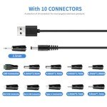 Universal USB to DC Charging Cable for Multiple Devices