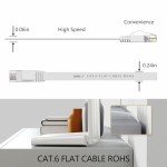 Jadaol Cat 6 Ethernet Cable 50 ft, 10Gbps