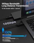 15M/50FT USB C Fiber Optic Cable 10Gbps