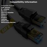 Cat 8 Ethernet Cable Set for High-Speed Internet