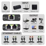 Gigabit Ethernet Splitter for High Speed Networking [2 Devices]
