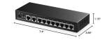 Binardat Gigabit Ethernet Switch with 10 Ports, VLAN Support