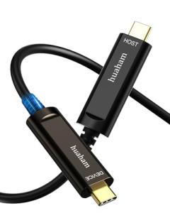 15M/50FT USB C Fiber Optic Cable 10Gbps