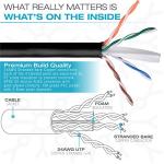 Mediabridge™ 25ft Ethernet Cable - Cat6/Cat5e/Cat5, 10Gbps