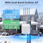 Outdoor AX1800 WiFi 6 Access Point with PoE