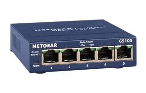 NETGEAR 5-Port Gigabit Ethernet Switch - Desktop/Wall Mount